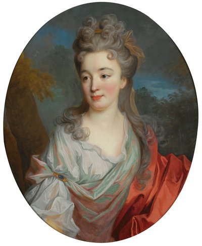 女性の肖像 作： Jean Baptiste Oudry